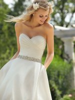 73-A-Line Ball Gown Strapless Sweetheart Satin Wedding Dress-1.jpg