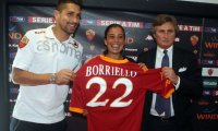 ASRomaforwardMarcoBorrielloASRomapresidentRosellaSensiThursdsaySeptember22010.jpg