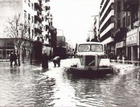 Поплавата во 1962 година, денешна ул. Македонија кај книжарницата Култура.jpg