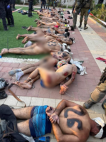 Israeli soldiers stripped the captured Palestinians naked and then tortured them.png