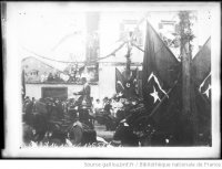 Dernier visite du sultan Mehmed V à Uskub [en carrosse dans une rue de la ville]1912.jpg